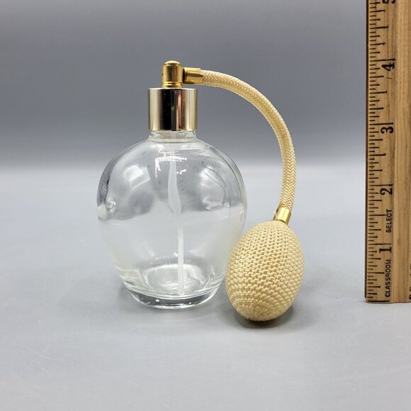 Vintage Glass Perfume Atomizer Bottle With Bulb Spray - Picture 9 of 9